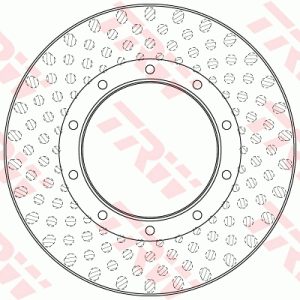 Disc frana MERCEDES-BENZ ACTROS 1843, 1843 L diesel 428 cai TRW DF5010S