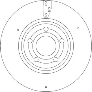 Disc frana MERCEDES-BENZ A-CLASS (W177) A 180 d (177.010) diesel 116 cai TRW DF6717S