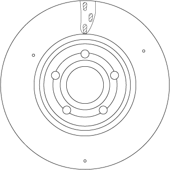 Disc frana MERCEDES-BENZ A-CLASS (W177) A 200 d 4-matic (177.013) diesel 150 cai TRW DF6717S