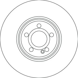 Disc frana MERCEDES-BENZ A-CLASS (W177) A 250 (177.046) benzina 224 cai TRW DF6896S