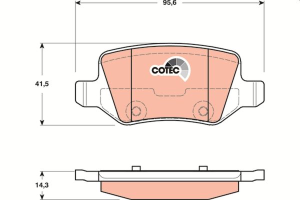 Placute frana MERCEDES-BENZ A-CLASS (W169) A 170 (169.032, 169.332) benzina 116 cai TRW GDB1481