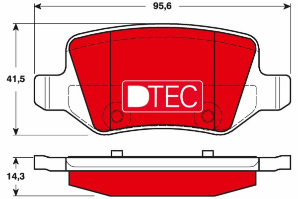 Placute frana MERCEDES-BENZ A-CLASS (W168) A 160 (168.033, 168.133) benzina 102 cai TRW GDB1481DTE