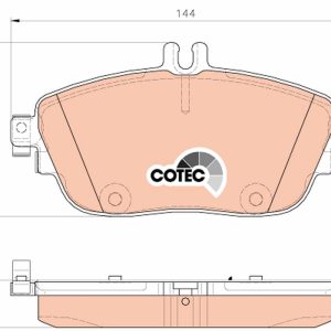 Placute frana MERCEDES-BENZ A-CLASS (W176) A 200 CDI (176.001) diesel 136 cai TRW GDB1932