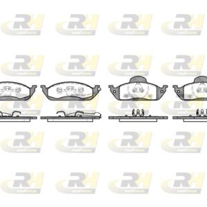 Placute frana MERCEDES-BENZ M-CLASS (W163) ML 270 CDI (163.113) diesel 163 cai ROADHOUSE 2697.01