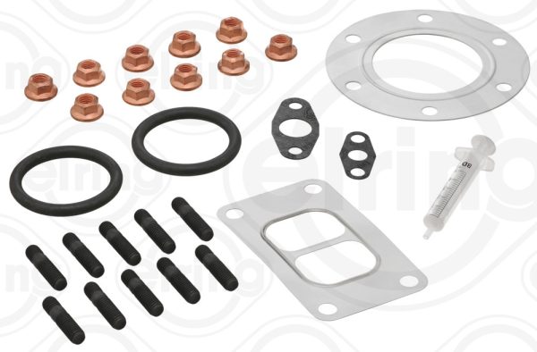 Set montaj turbocompresor MERCEDES-BENZ ACTROS 1840 AK diesel 394 cai ELRING 715.331