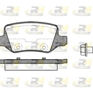 Placute frana MERCEDES-BENZ A-CLASS (W168) A 140 (168.031, 168.131) benzina 82 cai ROADHOUSE 2818.00