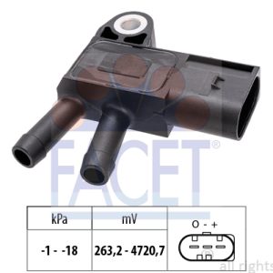 Senzor presiune gaze evacuare MERCEDES-BENZ A-CLASS (W176) A 220 d 4-matic (176.005) diesel 177 cai FACET 10.3380