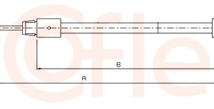 Cablu frana de parcare MERCEDES-BENZ A-CLASS (W168) A 160 (168.033, 168.133) benzina 102 cai COFLE 10.9321