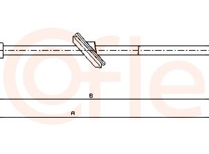 Cablu frana de parcare MERCEDES-BENZ M-CLASS (W163) ML 270 CDI (163.113) diesel 163 cai COFLE 10.9511