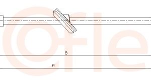 Cablu frana de parcare MERCEDES-BENZ M-CLASS (W163) ML 270 CDI (163.113) diesel 163 cai COFLE 10.9514