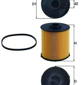 Filtru combustibil MERCEDES-BENZ M-CLASS (W163) ML 270 CDI (163.113) diesel 163 cai MAHLE ORIGINAL KX 70D