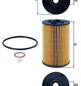 Filtru ulei MERCEDES-BENZ ACCELO 710 diesel 109 cai MAHLE ORIGINAL OX 150D