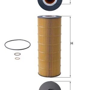 Filtru ulei MERCEDES-BENZ ACTROS 4140 K diesel 394 cai KNECHT OX 168D