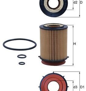 Filtru ulei MERCEDES-BENZ A-CLASS (W177) A 220 Mild-Hybrid 4-matic (177.045) benzina/elector 190 cai KNECHT OX 982D