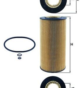 Filtru ulei MERCEDES-BENZ ACTROS 2640 S, 2640 LS diesel 394 cai MAHLE ORIGINAL OX 123/1D