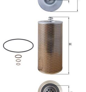 Filtru ulei MERCEDES-BENZ ACTROS MP2 / MP3 3348 A diesel 476 cai KNECHT OX 69D