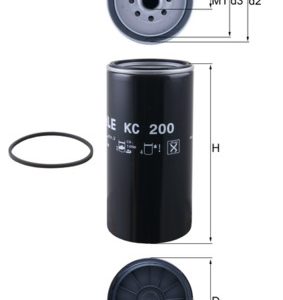 Filtru combustibil MERCEDES-BENZ ACTROS 4148 AK diesel 476 cai MAHLE ORIGINAL KC 200