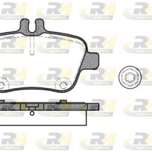 Placute frana MERCEDES-BENZ A-CLASS (W176) A 200 CDI (176.001) diesel 136 cai ROADHOUSE 21477.00