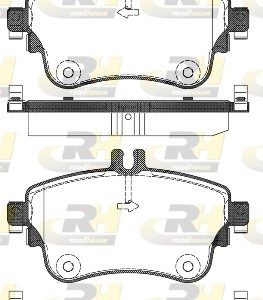 Placute frana MERCEDES-BENZ A-CLASS (W176) A 160 CDI / d (176.011) diesel 90 cai ROADHOUSE 21487.08