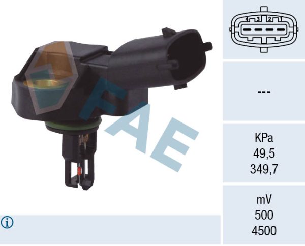 Senzor presiune galerie admisie MERCEDES-BENZ ACTROS 1840 S, 1840 LS diesel 394 cai FAE 15101