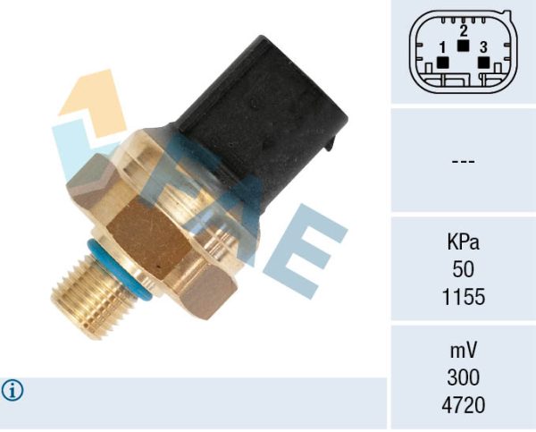 Senzor presiune combustibil MERCEDES-BENZ A-CLASS (W176) A 180 CDI / d (176.012) diesel 109 cai FAE 15614