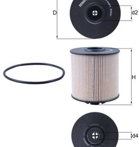 Filtru combustibil MERCEDES-BENZ ACCELO 1016 diesel 156 cai MAHLE ORIGINAL KX 67/2D