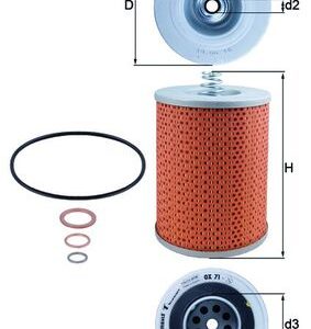 Filtru ulei MERCEDES-BENZ ACTROS 3331 K diesel 313 cai KNECHT OX 71D