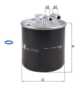 Filtru combustibil MERCEDES-BENZ A-CLASS (W169) A 160 CDI (169.006, 169.306) diesel 82 cai MAHLE ORIGINAL KL 723D