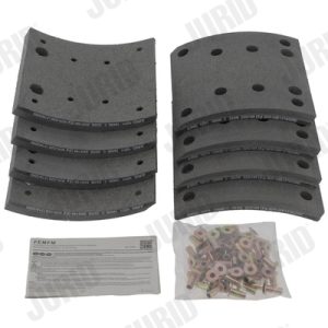 Set garnituri de frictiune frana tambur MERCEDES-BENZ ACTROS 1846 S, 1846 LS diesel 456 cai JURID 1949501070