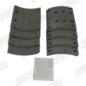 Set garnituri de frictiune frana tambur MERCEDES-BENZ ACTROS 1846 S, 1846 LS diesel 456 cai JURID 1949605380