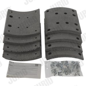 Set garnituri de frictiune frana tambur MERCEDES-BENZ ACTROS 1846 S, 1846 LS diesel 456 cai JURID 1949611230