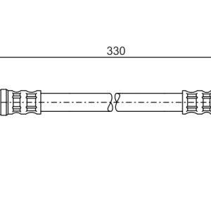 Furtun frana MERCEDES-BENZ M-CLASS (W163) ML 270 CDI (163.113) diesel 163 cai BOSCH 1 987 476 081