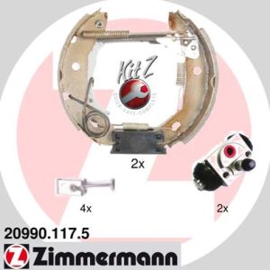 Set saboti frana MERCEDES-BENZ A-CLASS (W168) A 170 CDI (168.008) diesel 90 cai ZIMMERMANN 20990.117.5