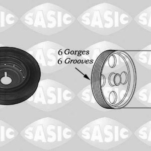Fulie curea arbore cotit MERCEDES-BENZ A-CLASS (W176) A 160 CDI / d (176.011) diesel 90 cai SASIC 2154011