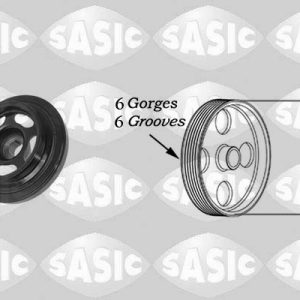 Fulie curea arbore cotit MERCEDES-BENZ M-CLASS (W163) ML 270 CDI (163.113) diesel 163 cai SASIC 2156059