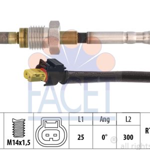 Senzor temperatura gaze evacuare MERCEDES-BENZ A-CLASS (W169) A 200 CDI (169.308, 169.008) diesel 136 cai FACET 22.0151