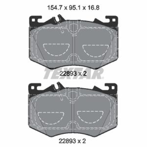 Placute frana MERCEDES-BENZ A-CLASS (W177) AMG A 35 4-matic (177.051) benzina 306 cai TEXTAR 2289301