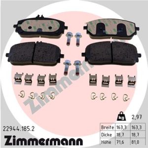 Placute frana MERCEDES-BENZ A-CLASS (W177) A 220 4-matic (177.045) benzina 190 cai ZIMMERMANN 22944.185.2