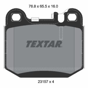 Placute frana MERCEDES-BENZ M-CLASS (W163) ML 270 CDI (163.113) diesel 163 cai TEXTAR 2315702