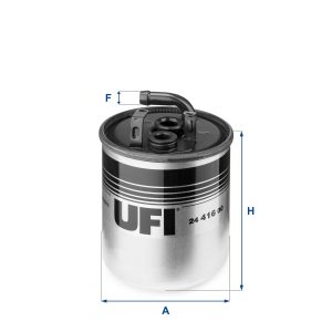 Filtru combustibil MERCEDES-BENZ A-CLASS (W168) A 160 CDI (168.006) diesel 75 cai UFI 24.416.00