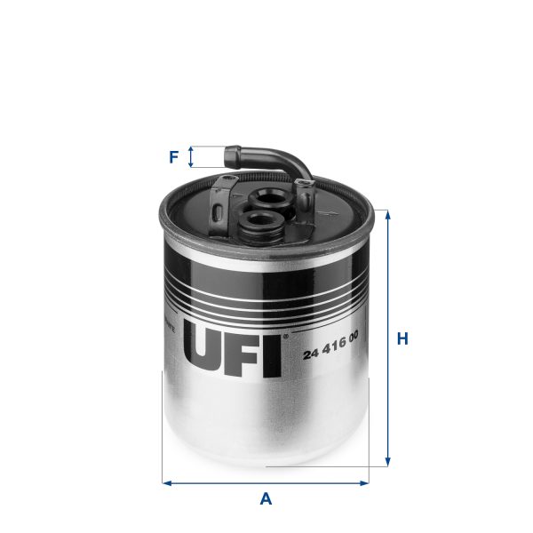 Filtru combustibil MERCEDES-BENZ A-CLASS (W168) A 160 CDI (168.006) diesel 75 cai UFI 24.416.00