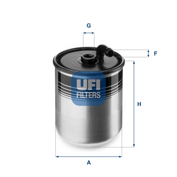 Filtru combustibil MERCEDES-BENZ M-CLASS (W163) ML 270 CDI (163.113) diesel 163 cai UFI 24.429.00