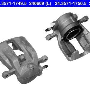 Etrier frana MERCEDES-BENZ A-CLASS (W169) A 170 (169.032, 169.332) benzina 116 cai ATE 24.3571-1750.5