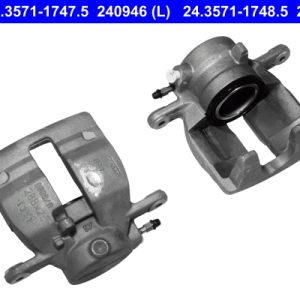 Etrier frana MERCEDES-BENZ A-CLASS (W169) A 200 TURBO (169.034, 169.334) benzina 193 cai ATE 24.3571-1748.5