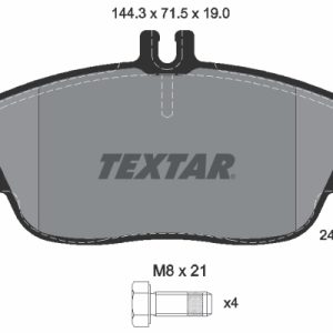 Placute frana MERCEDES-BENZ A-CLASS (W176) A 200 CDI (176.001) diesel 136 cai TEXTAR 2486901