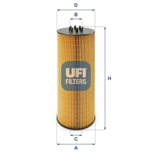 Filtru ulei MERCEDES-BENZ ACTROS 4140 AK diesel 394 cai UFI 25.006.00