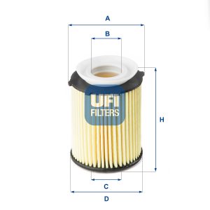 Filtru ulei MERCEDES-BENZ A-CLASS limuzina (V177) A 220 (177.144) benzina 190 cai UFI 25.178.00