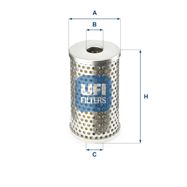 Filtru ulei MERCEDES-BENZ ACTROS 4140 K diesel 394 cai UFI 25.406.01
