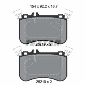 Placute frana MERCEDES-BENZ A-CLASS (W176) A 45 AMG 4-matic (176.052) benzina 360 cai TEXTAR 2521905