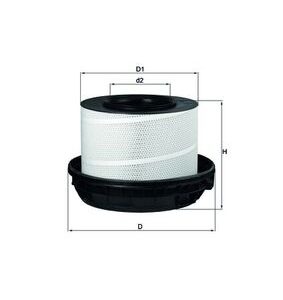Filtru aer MERCEDES-BENZ ACTROS MP2 / MP3 3336 AS diesel 360 cai MAHLE ORIGINAL LX 814/1